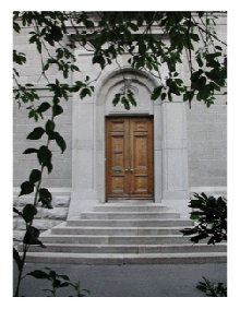 Zoo dept front door