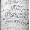 This volume acted as the record book for the debating club set up by the 18-year-old Burke and his friends in 1747. This would later become the College Historical Society. This page records Burke's Oration on the Advantage to England of the Prince of Orange being made Stadtholder. It displays a characteristically thorough knowledge of European politics. TCD MUN/HIST/81 p20.